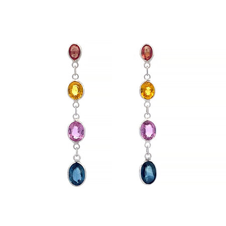 Bloom: Sapphire Earrings
