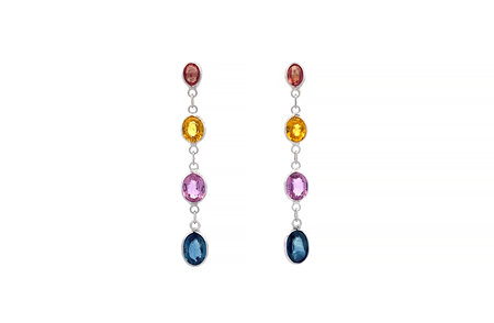Bloom: Sapphire Earrings
