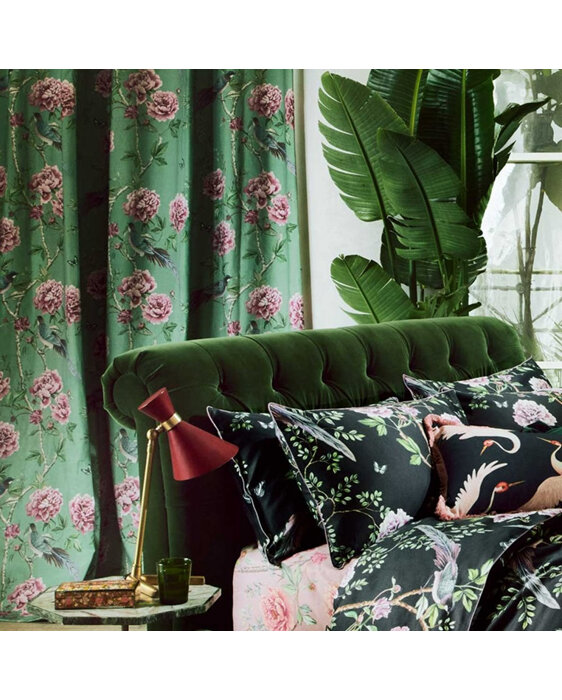 bloomdesigns New Zealand Paloma Faith Bed Linen Vintage Chinoiserie