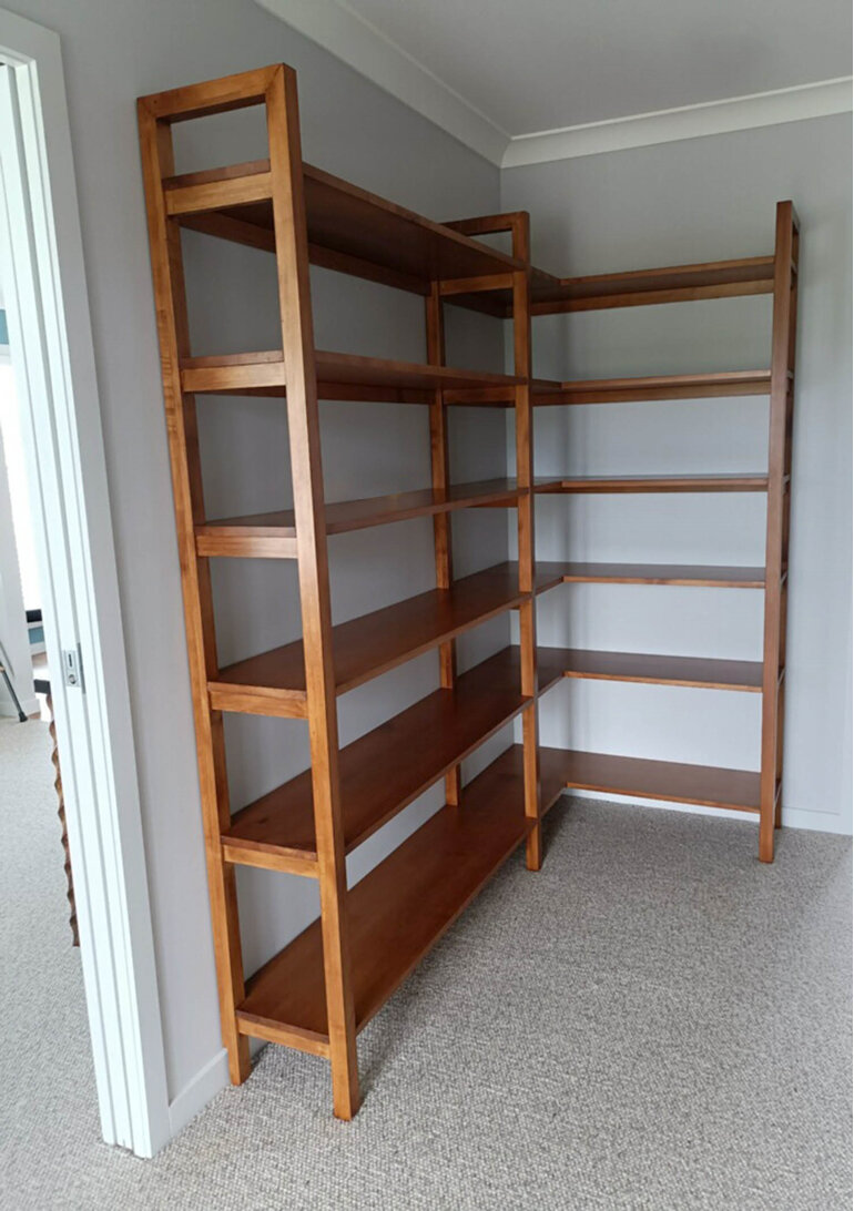 bloomdesigns roma bookcase display shelving New Zealand made to order