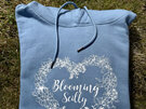 Blooming Scilly Organic Hoodie - Dusk Blue