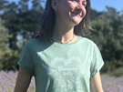 Blooming Scilly Organic Tee - Sage Green