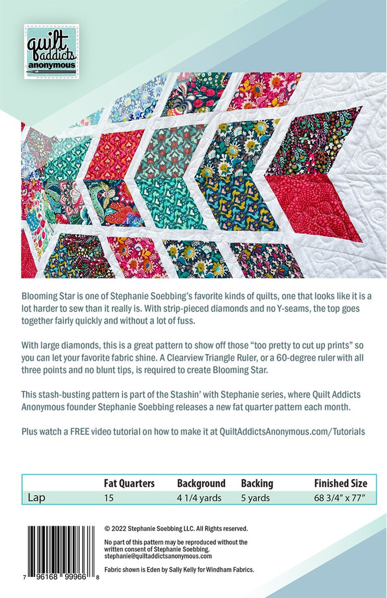 Blooming Star by Quilt Addicts Annonymous