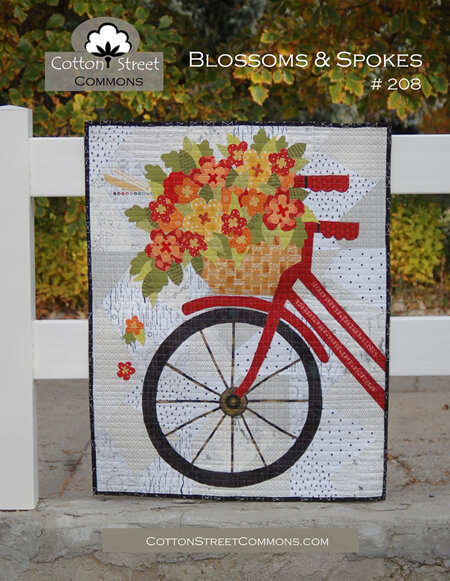 Blossoms and Spokes Quilt Pattern from Cotton Street Commons