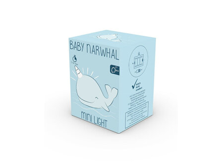 Blue baby Narwhal Mini lights