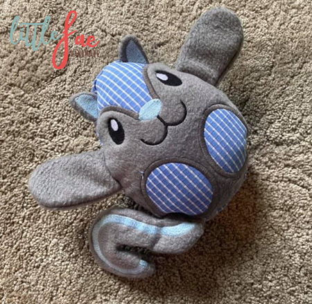 Blue & Grey Squirrel Toy