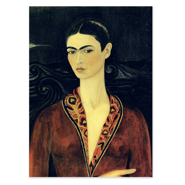 Blue Island Press - Frida Self Portrait Velvet Dress Card