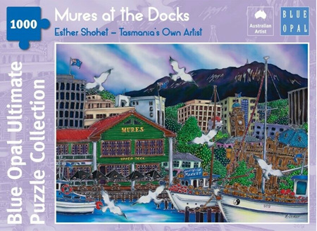 Blue Opal 1000 Piece Jigsaw Puzzle: Mures At The Dock