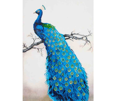 Blue Peacock - Diamond Dotz - Advanced