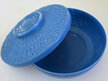 Blue powder bowl