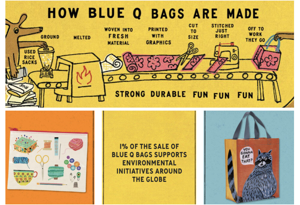 Blue Q Bags Recycled