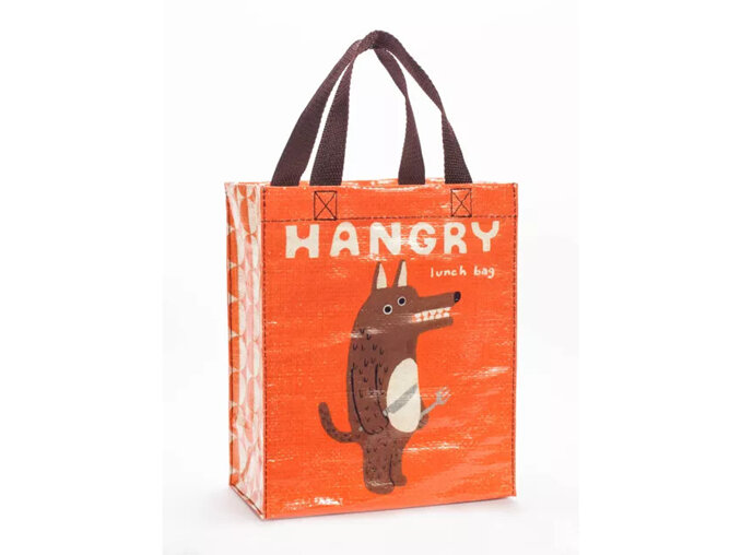 BLUE Q Handy Tote Hangry! bag lunch hungry angry