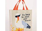 Blue Q Handy Tote Steal Your Snacks Seagull bag