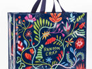 BLUE Q Shopper Random Crap bag tote shop floral