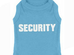 Blue security dog shirt