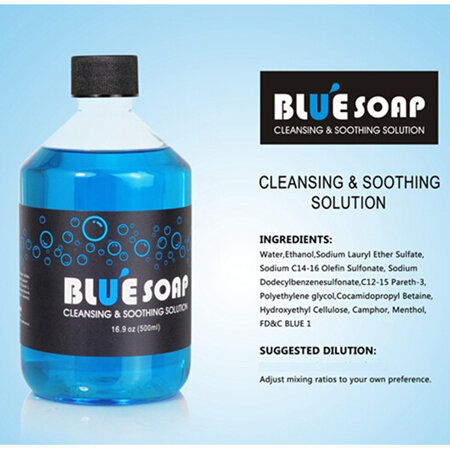 Blue Soap 500ml with  One Free Spray Bottle