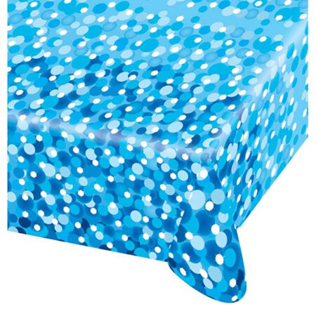 Blue sparkle tablecover