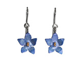 bluebell native flowers blue star sterling silver earrings botanical lilygriffin