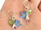 bluebell rimuroa kawakawa kotukutuku fuchsia flowers earrings lilygriffin nz