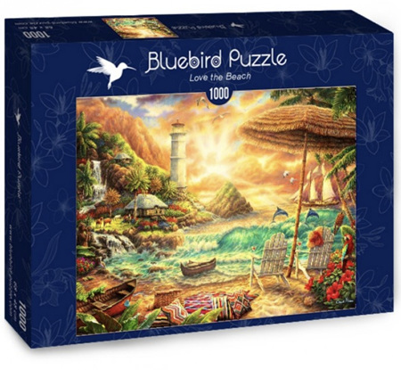 Bluebird 1000 Piece Jigsaw Puzzle:  Love The Beach