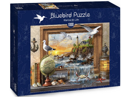 Bluebird 1000 Piece Jigsaw Puzzle  Marine To Life