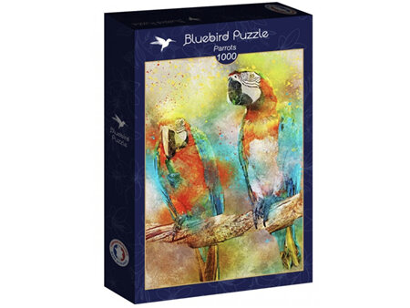 Bluebird 1000 Piece Jigsaw Puzzle  Parrots