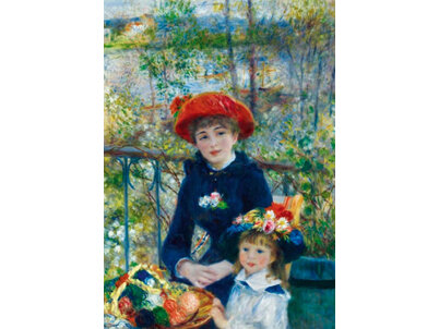 Bluebird 1000 Piece Jigsaw Puzzle  Renoir - Two Sisters (On the Terrace), 1881