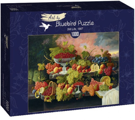 Bluebird 1000 Piece Jigsaw Puzzle: Severin Roesen - Still Life, 1867