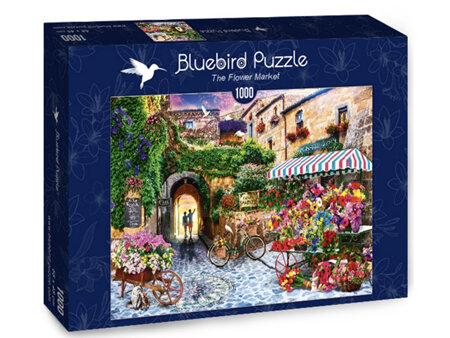 Bluebird 1000 Piece Jigsaw Puzzle   The Flower Market