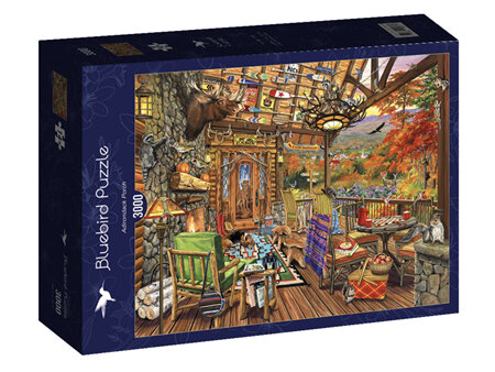 Bluebird 3000 Piece Jigsaw Puzzle   Adirondack Porch