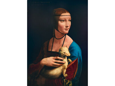 Bluebird Art 1000 Piece Jigsaw Puzzle Leonardo Da Vinci - Lady with an Ermine, 1489