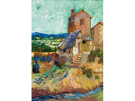 Bluebird Art 1000 Piece Jigsaw Puzzle Vincent Van Gogh - La Maison de La Crau (The Old Mill), 1888