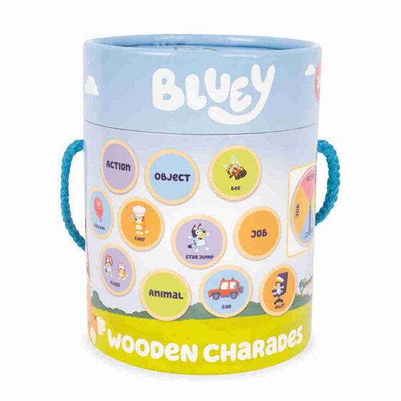 Bluey Charades Game bingo dog heeler kids