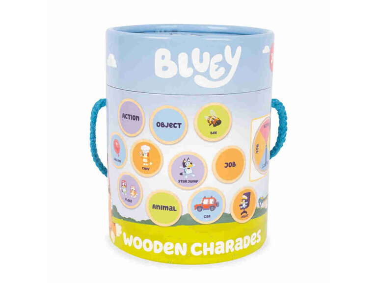 Bluey Charades Game bingo dog heeler kids