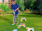 Bluey Crazy Golf Set dog bingo heeler kids preschool outdoor game