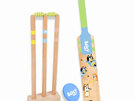 Bluey Cricket Set bingo dog wooden sport heeler