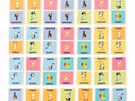 Bluey Dominoes Set dog bingo game kids