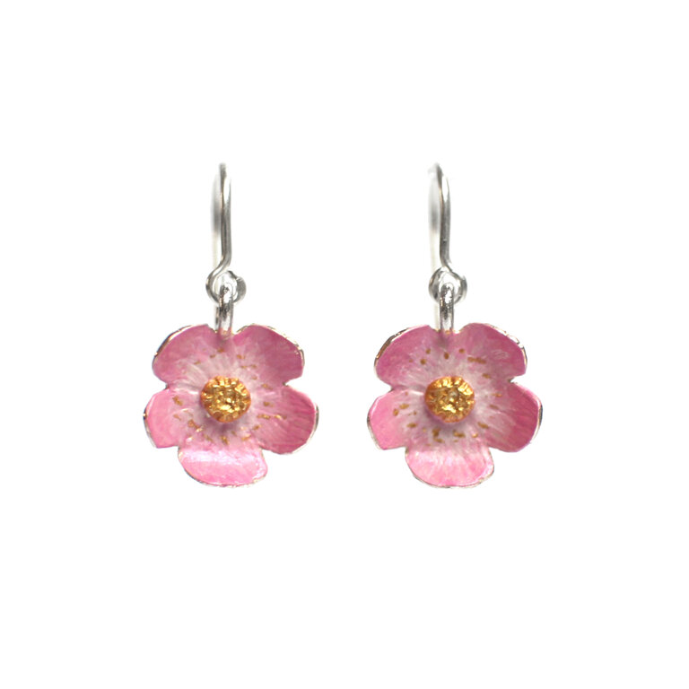 Blush Wild Rose Earrings