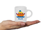 Boat Personalised Fluffy Mug