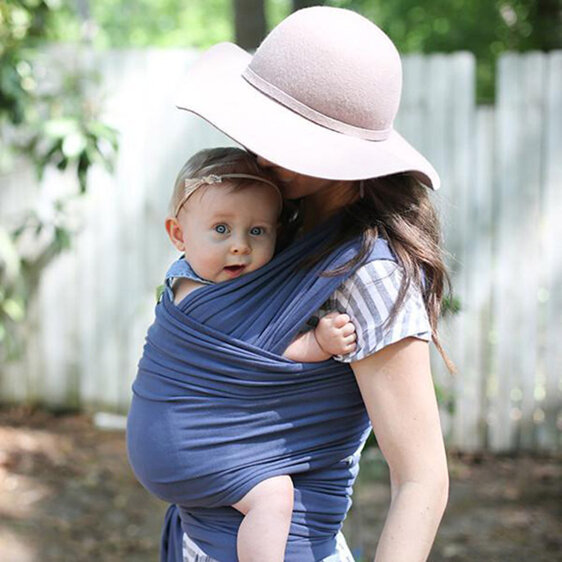 Boba Baby Wrap - Limited Edition Vintage Blue 0-36 months