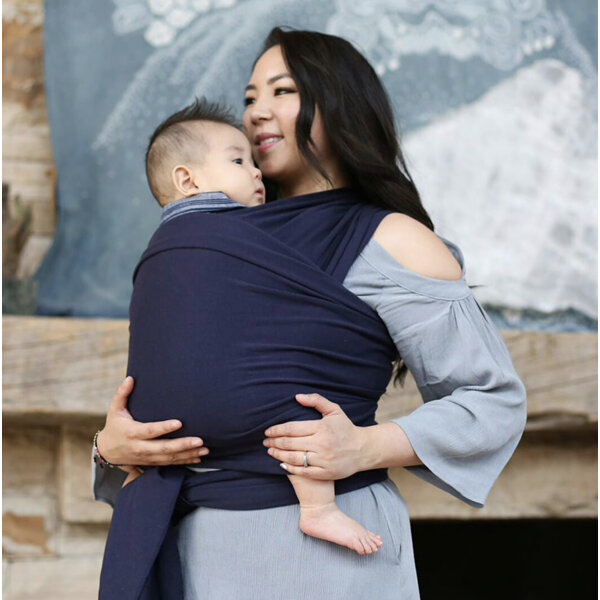 Boba Baby Wrap - Navy Blue 0-36 months