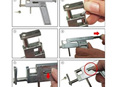 Body Ear Piercing Gun Pierce Metal Kit Tool+Marker pen+CASE