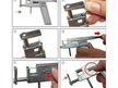 Body Ear Piercing Gun Pierce Metal Kit Tool+Marker pen+CASE