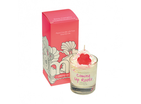 BOMB Piped Candle Coming Up Roses