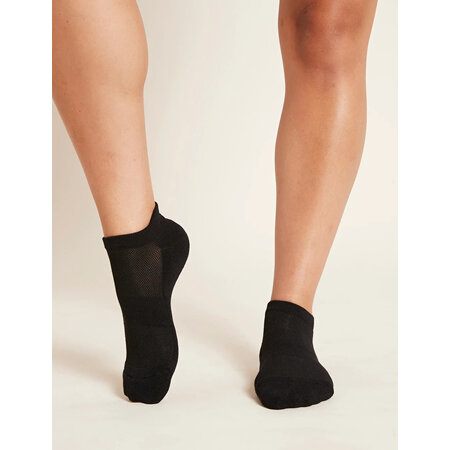 Boody Active Women's Rib/Mesh Socks Black 3-9