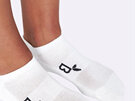 Boody Active Women's Rib/Mesh Socks White 3-9
