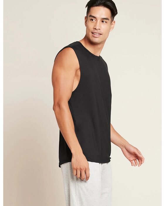 Boody Men's Active Muscle Tee - Black / M