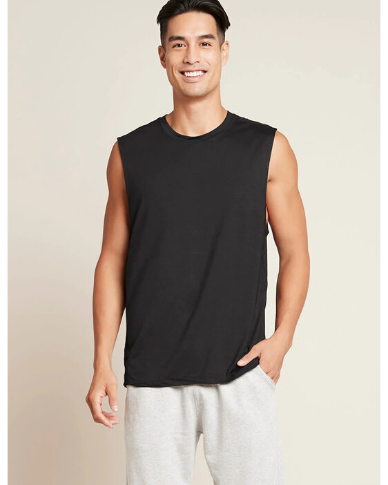 Boody Men's Active Muscle Tee - Black / M