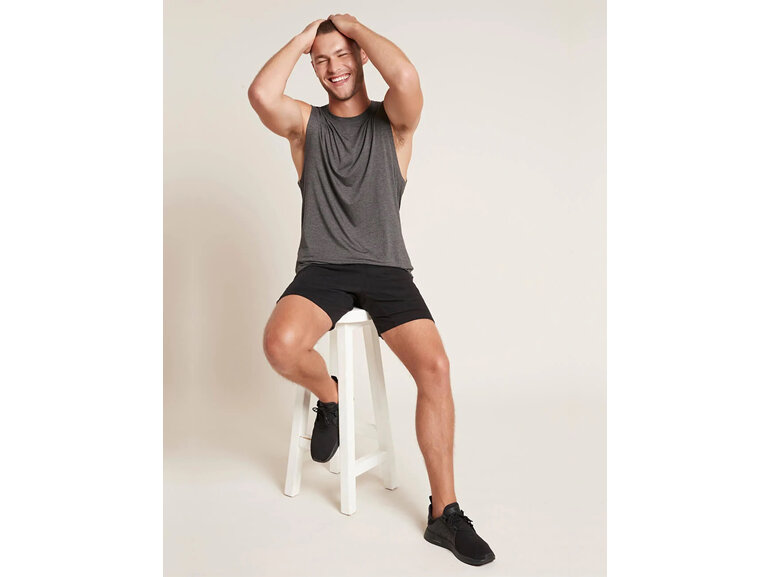 Boody Men's Active Muscle Tee - Dark Marl / XL