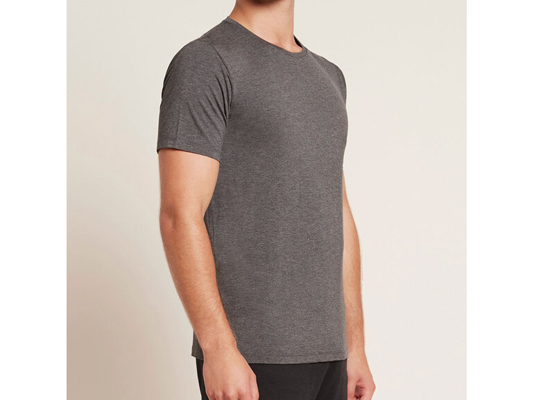 Boody Men's Crew Neck T-Shirt Dark Grey Marl Small